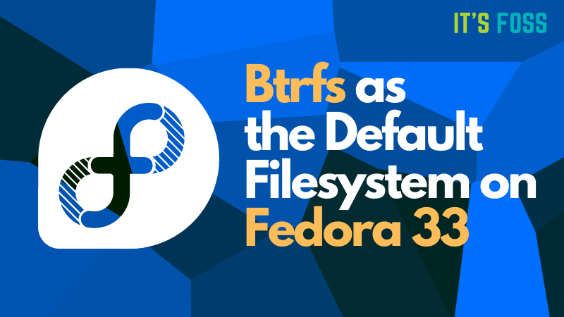 Btrfs Default Fedora