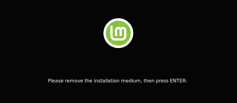 Finish Linux Mint Installation