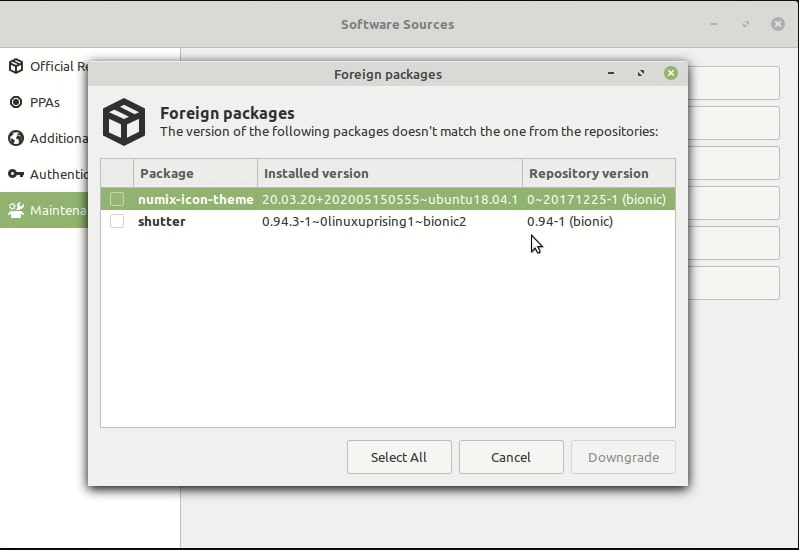 Foreign Package Linux Mint