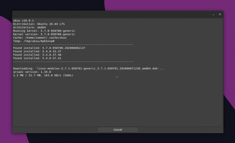 installing new kernel in Ubuntu