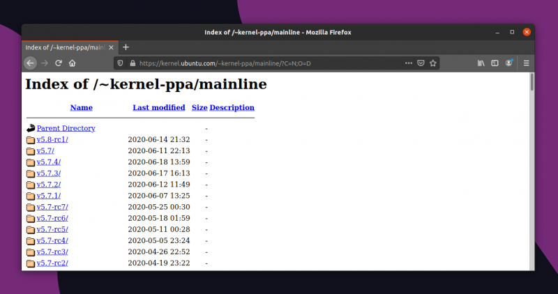 Download mainline Linux kernel from Ubuntu