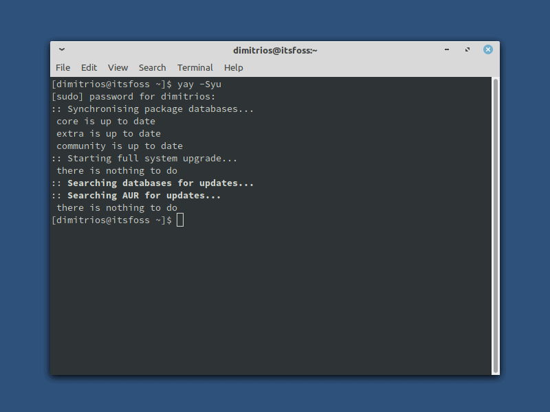 Upgrading Google Chrome version on Arch Linux using AUR helper