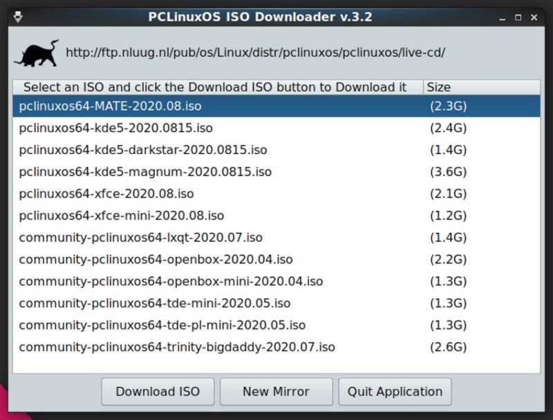 PCLinuxOS downloader