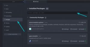 How to Install Packages in Atom Text Editor