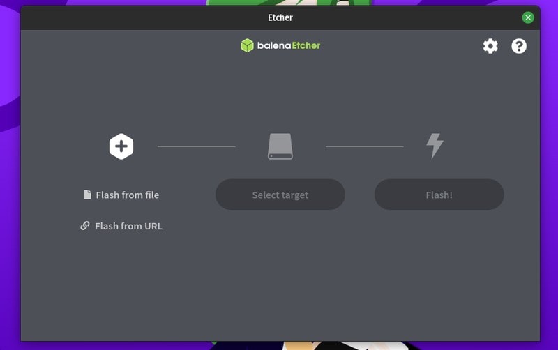 Balena Etcher Screenshot