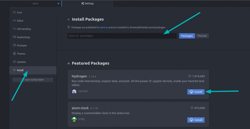 How to Install Packages in Atom Text Editor