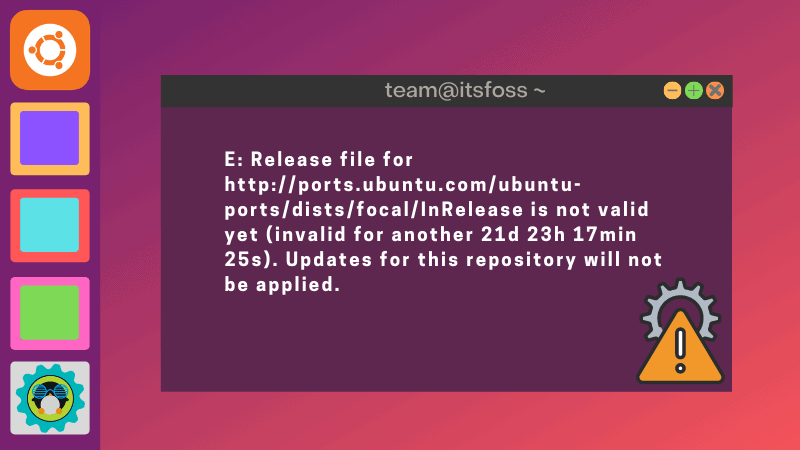 Repository Not Valid Yet Error Ubuntu