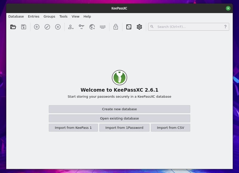 Keepassxc Screenshot