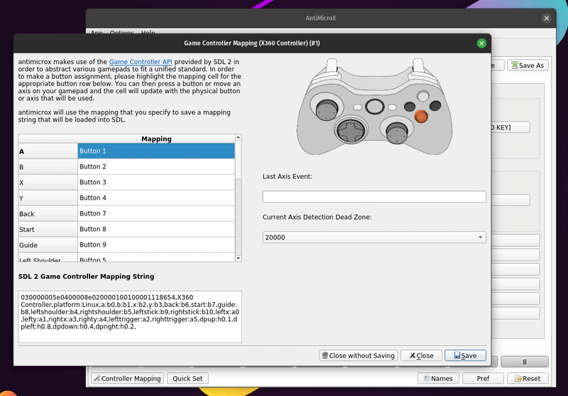 Antimicrox Mapping