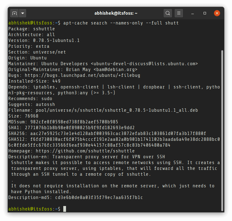 How To Use Apt cache Command In Ubuntu And Debian Linux