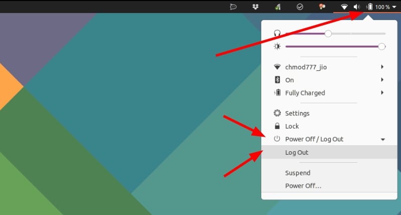 Log Out Ubuntu
