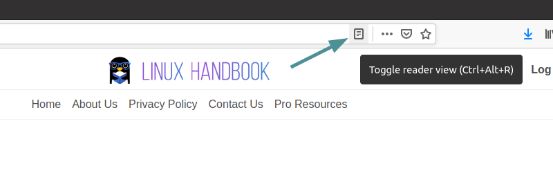 Read Mode Firefox