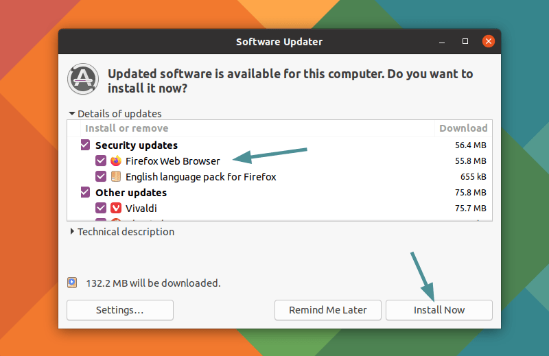 Update Firefox Ubuntu
