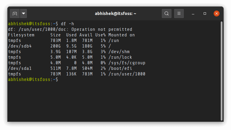 How To Check Free Disk Space On Ubuntu Other Linux