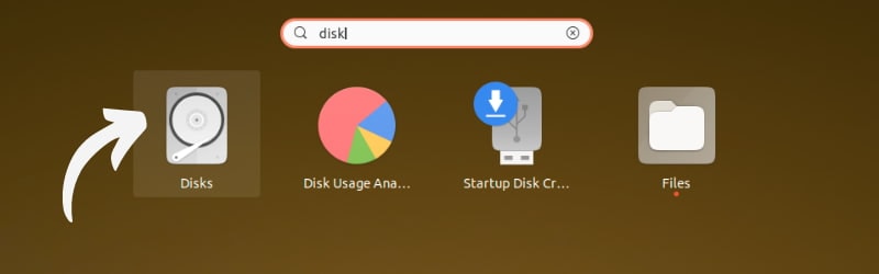 Disks Tool Linux