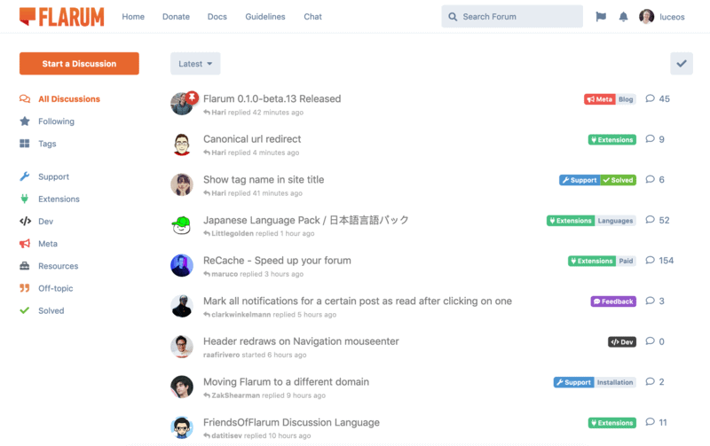 Flarum Screenshot