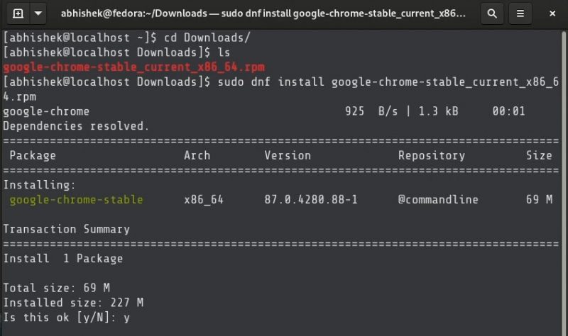 how to install rpm file in linux redhat