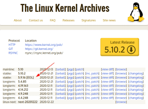 Linux Kernel 5.9 Reached End of Life. Here's What You Should Do Now!