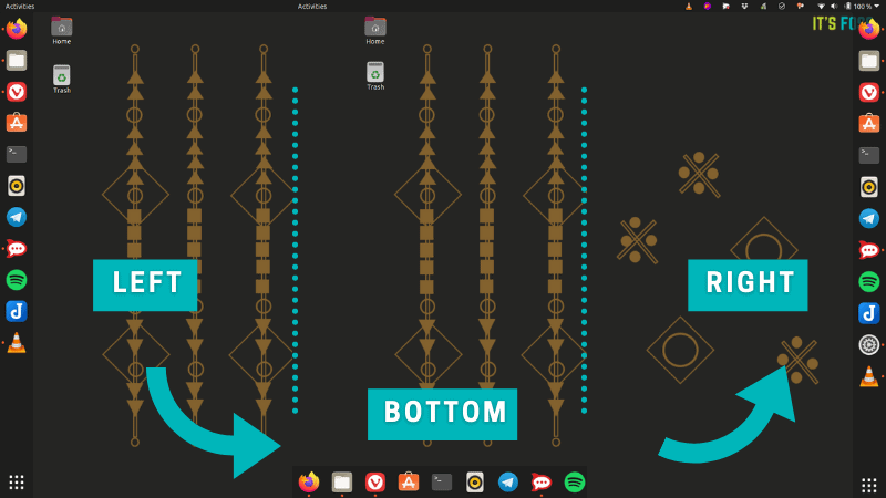 Change Launcher Position in Ubuntu