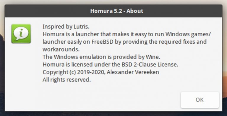 Homura Loading Homura: A WINE-based Game Launcher for BSD