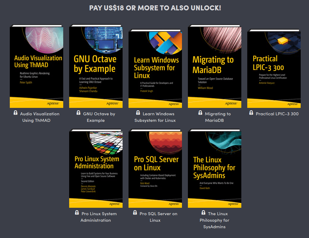Get Apress Linux eBooks Worth $1,000 for $15 [Humble Bundle Deal]