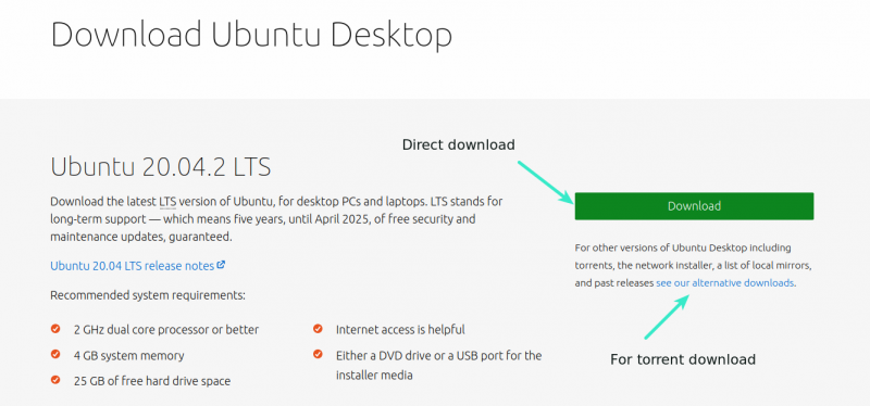 Download Ubuntu Desktop