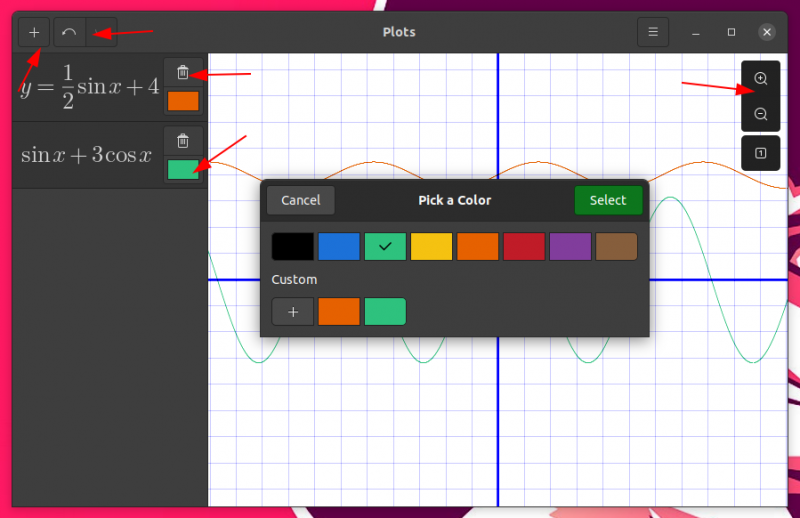 Graph plotting apps for Linux