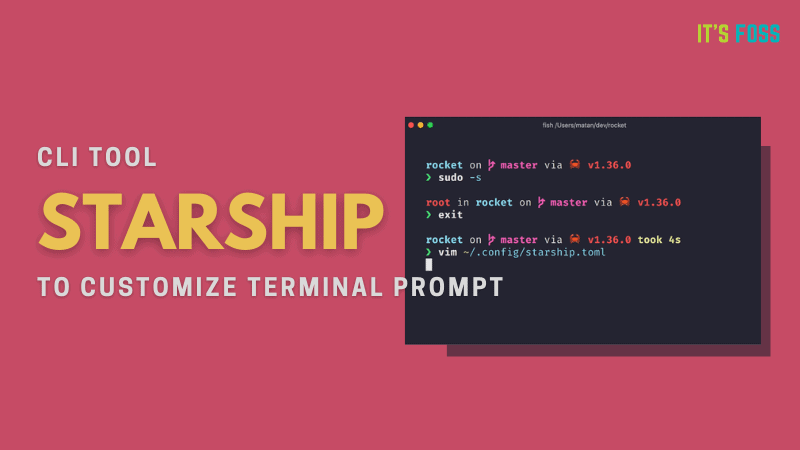 Starship Open Source Customizable Prompt For Any Shell Starship Open Source Customizable Prompt For Any Shell