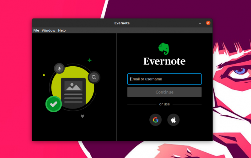 evernote running ubuntu