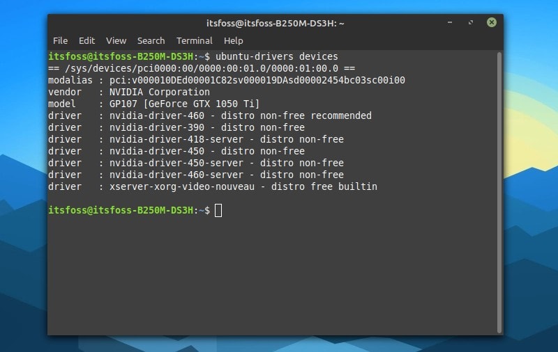 linux mint device drivers list
