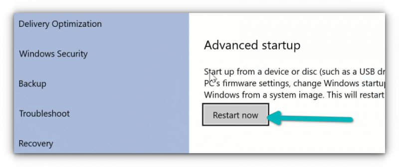 access uefi settings from windows