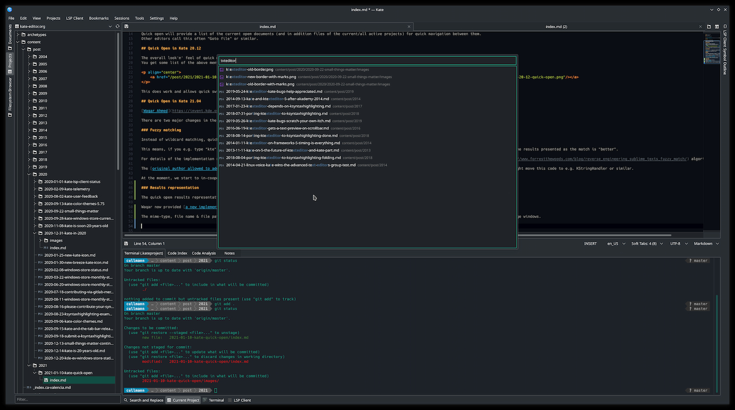 Kate Editor Set to Become KDE's Answer to Microsoft's Visual Studio Code