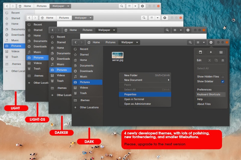 Mediterranean Themes Pack for Ubuntu/Linux Mint (GTK 3/2) - NoobsLab