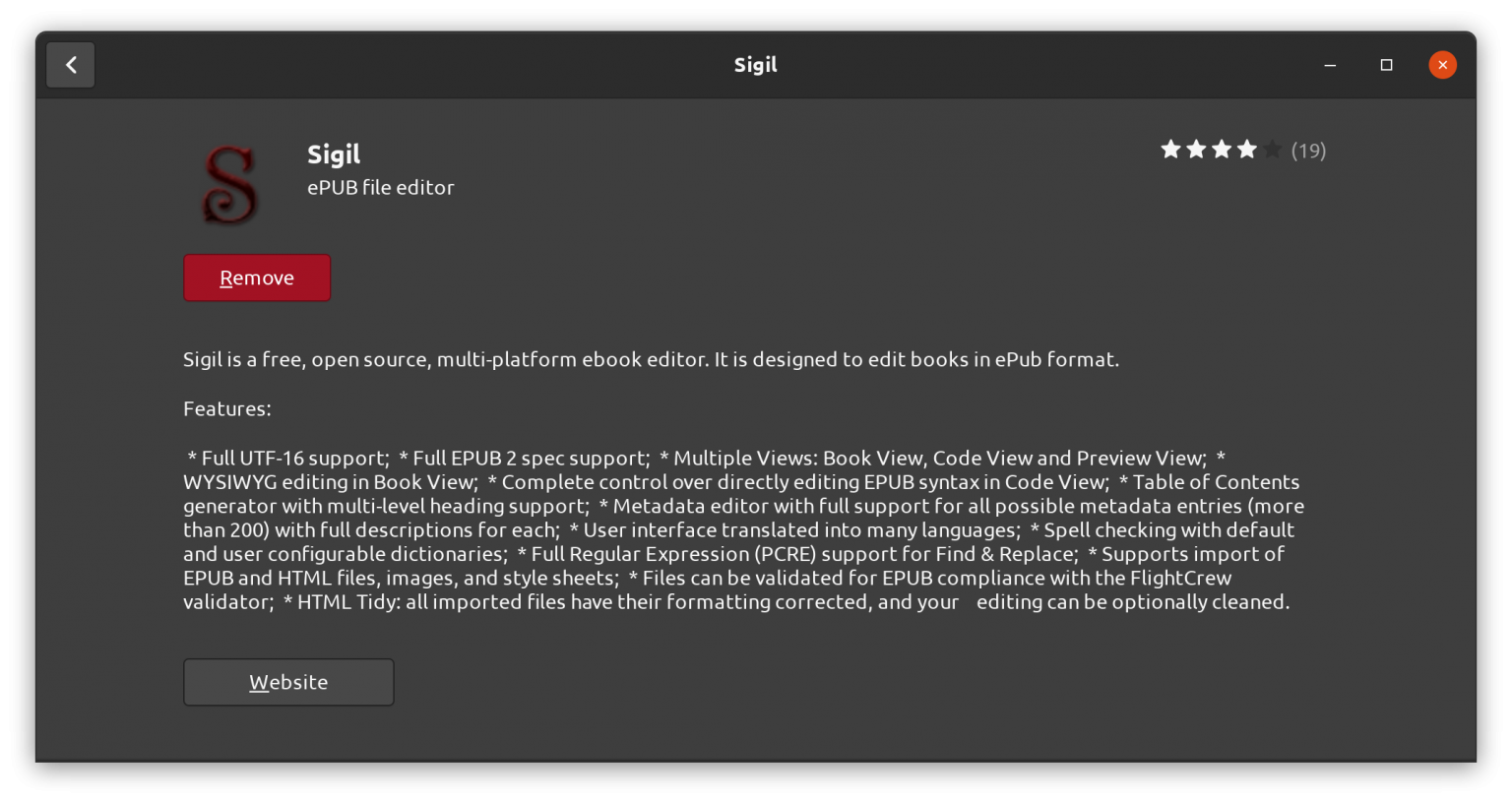 Sigil Software Create and Edit EPUB Files on Linux With Sigil