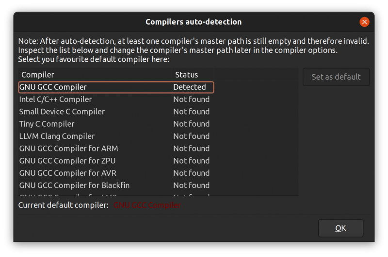 code blocks ide first run