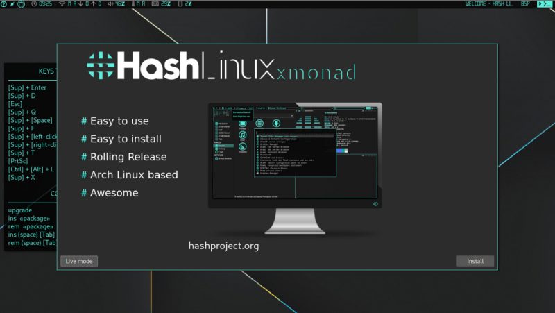 Hash Linux GUI Installer