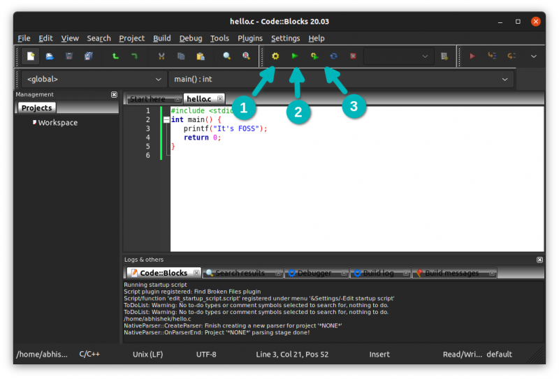 code blocks ide