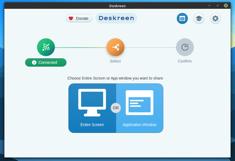 deskreen select