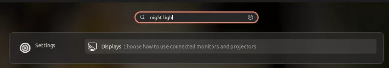 display settings ubuntu