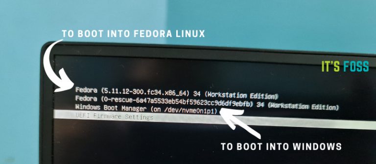 How To Dual Boot Fedora And Windows