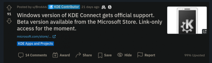 You Can Now Use KDE Connect in Windows as Well