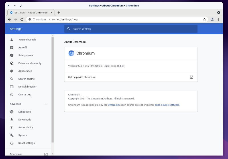 chromium screenshot