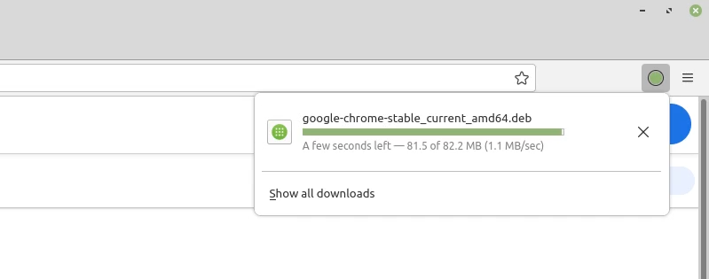 finishing chrome download linux mint