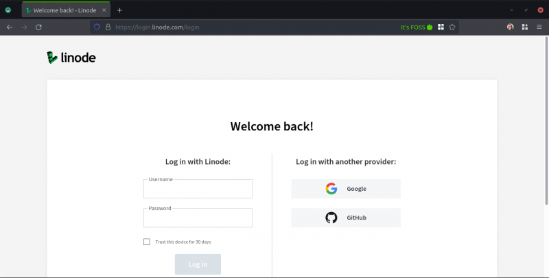 firefox containers linode login