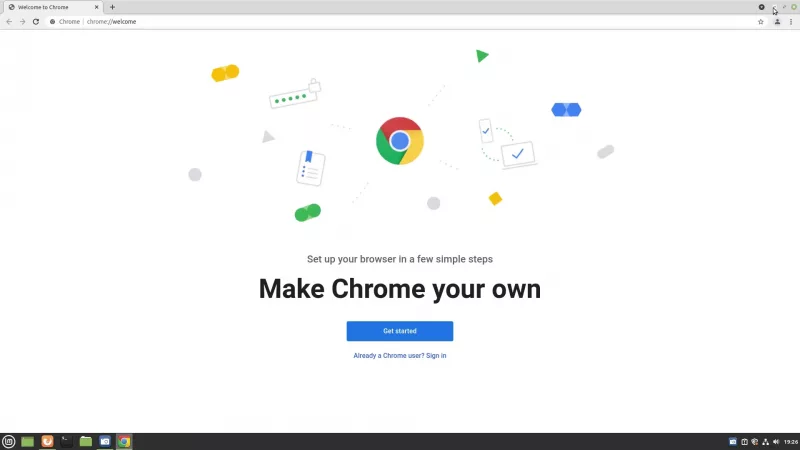 google chrome in linux mint