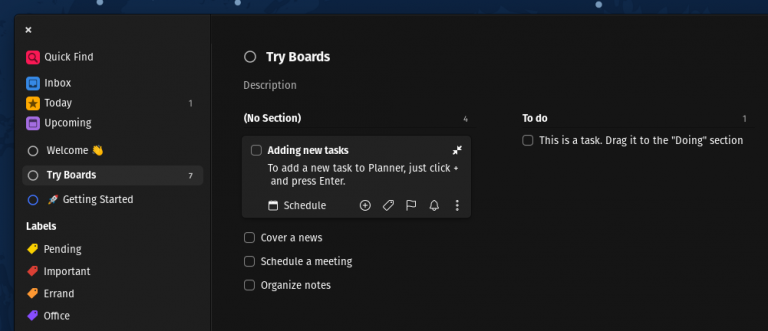 Planner Linux Planner: A Beautiful Open-Source Task Management App