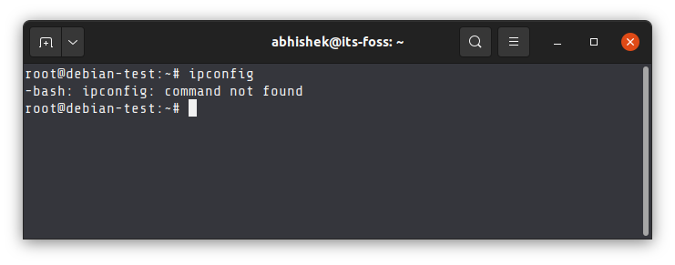 bash command not found error