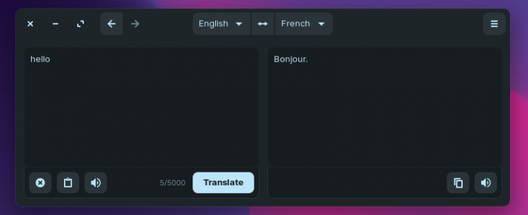 Dialect: An Open-Source Translation App for Linux