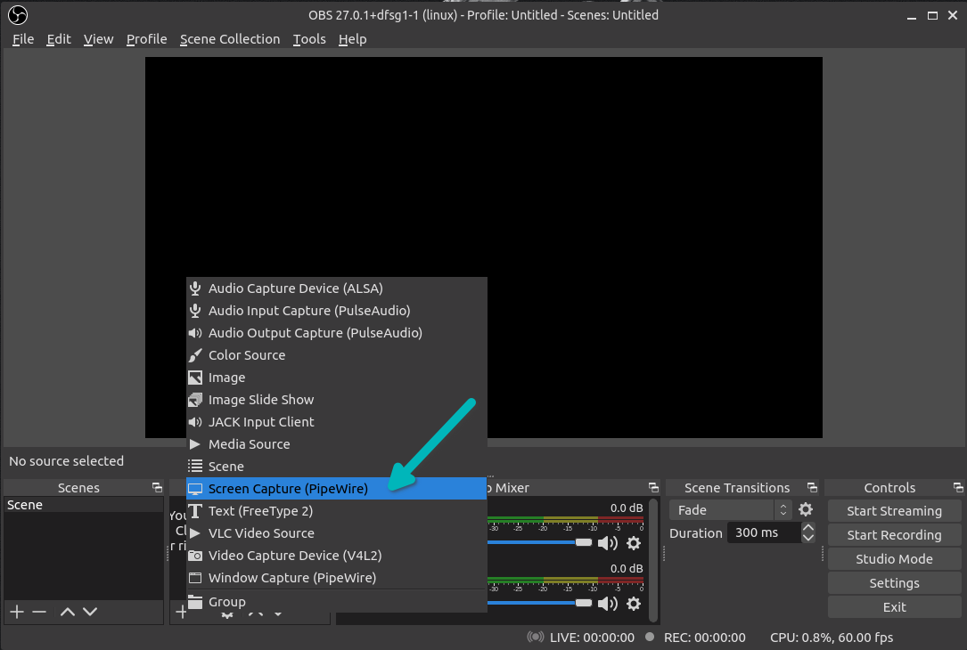 Screen Recording in Linux With OBS and Wayland