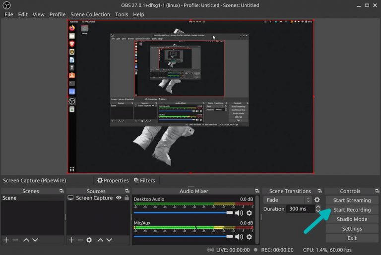 linux screen recorder wayland